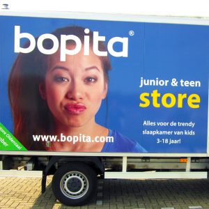 Beletteren Bedrijfsauto - Bopita