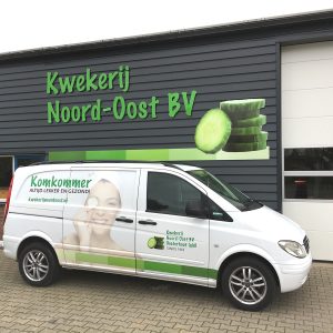 Beletteren Bedrijfsauto - Kwekerij Noord-Oost